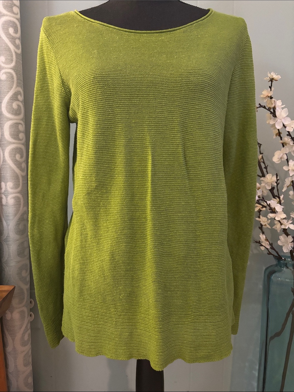 Eileen Fisher Organic Linen Lightweight Sweater